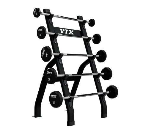 VTX Barbell Rack Fits 5 Fixed Barbells BB-5