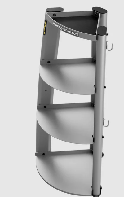 VTX Vertical Kettlebell & Accessory Rack – Compact Storage for Kettlebells, Balls & Fitness Gear